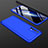 Realme Narzo 20 Pro用ハードケース プラスチック 質感もマット 前面と背面 360度 フルカバー M01 Realme ネイビー
