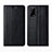 Realme V5 5G用手帳型 レザーケース スタンド カバー Realme ブラック