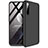 Realme X2用ハードケース プラスチック 質感もマット 前面と背面 360度 フルカバー Realme ブラック