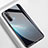 Realme X2用ハイブリットバンパーケース プラスチック パターン 鏡面 カバー S01 Realme ブラック