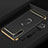 Realme X2用ケース 高級感 手触り良い メタル兼プラスチック バンパー アンド指輪 A01 Realme ブラック