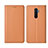 Realme X2 Pro用手帳型 レザーケース スタンド カバー L01 Realme オレンジ