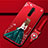 Realme X2 Pro用シリコンケース ソフトタッチラバー バタフライ ドレスガール ドレス少女 カバー Realme マルチカラー