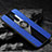 Realme X2 Pro用極薄ソフトケース シリコンケース 耐衝撃 全面保護 アンド指輪 マグネット式 バンパー A01 Realme ネイビー