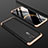 Realme X2 Pro用ハードケース プラスチック 質感もマット 前面と背面 360度 フルカバー Realme ゴールド・ブラック