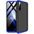 Realme XT用ハードケース プラスチック 質感もマット 前面と背面 360度 フルカバー Realme ネイビー・ブラック