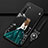 Realme XT用シリコンケース ソフトタッチラバー バタフライ ドレスガール ドレス少女 カバー Realme ブラック