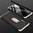 Realme XT用ハードケース プラスチック 質感もマット 前面と背面 360度 フルカバー アンド指輪 R01 Realme ゴールド・ブラック