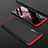 Realme XT用ハードケース プラスチック 質感もマット 前面と背面 360度 フルカバー M01 Realme レッド・ブラック