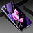 Realme XT用ハイブリットバンパーケース プラスチック 鏡面 花 カバー Realme ピンク