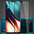 Realme XT用強化ガラス フル液晶保護フィルム F04 Realme ブラック