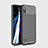 Samsung Galaxy A10用シリコンケース ソフトタッチラバー ツイル カバー WL1 サムスン ブラック