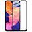 Samsung Galaxy A10用強化ガラス フル液晶保護フィルム サムスン ブラック