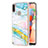 Samsung Galaxy A11用シリコンケース ソフトタッチラバー バタフライ パターン カバー Y05B サムスン カラフル