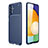 Samsung Galaxy A13 5G用シリコンケース ソフトタッチラバー ツイル カバー サムスン ネイビー