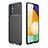 Samsung Galaxy A13 5G用シリコンケース ソフトタッチラバー ツイル カバー サムスン ブラック