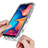 Samsung Galaxy A20用前面と背面 360度 フルカバー 極薄ソフトケース シリコンケース 耐衝撃 全面保護 バンパー 透明 サムスン 