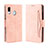 Samsung Galaxy A20e用手帳型 レザーケース スタンド カバー BY3 サムスン ピンク