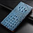 Samsung Galaxy A20e用手帳型 レザーケース スタンド カバー H01P サムスン ブルー