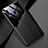 Samsung Galaxy A20e用シリコンケース ソフトタッチラバー レザー柄 アンドマグネット式 サムスン ブラック