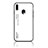 Samsung Galaxy A20e用ハイブリットバンパーケース プラスチック 鏡面 虹 グラデーション 勾配色 カバー LS1 サムスン ホワイト