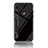 Samsung Galaxy A20e用ハイブリットバンパーケース プラスチック 鏡面 虹 グラデーション 勾配色 カバー LS1 サムスン ブラック