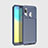 Samsung Galaxy A20e用シリコンケース ソフトタッチラバー ツイル カバー サムスン ネイビー