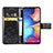 Samsung Galaxy A20e用手帳型 レザーケース スタンド 花 カバー サムスン 