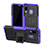 Samsung Galaxy A20e用ハイブリットバンパーケース スタンド プラスチック 兼シリコーン カバー J01X サムスン 