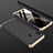 Samsung Galaxy A20s用ハードケース プラスチック 質感もマット 前面と背面 360度 フルカバー M01 サムスン ゴールド・ブラック