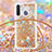 Samsung Galaxy A21 European用シリコンケース ソフトタッチラバー ブリンブリン カバー 携帯ストラップ S03 サムスン 