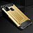 Samsung Galaxy A21s用ハイブリットバンパーケース プラスチック 兼シリコーン カバー サムスン ゴールド