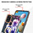 Samsung Galaxy A21s用シリコンケース ソフトタッチラバー バタフライ パターン カバー アンド指輪 Y06B サムスン 