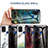 Samsung Galaxy A21s用ハイブリットバンパーケース プラスチック パターン 鏡面 カバー サムスン 