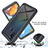 Samsung Galaxy A21s用360度 フルカバー ハイブリットバンパーケース クリア透明 プラスチック カバー ZJ1 サムスン 
