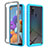 Samsung Galaxy A21s用360度 フルカバー ハイブリットバンパーケース クリア透明 プラスチック カバー ZJ1 サムスン 