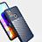 Samsung Galaxy A21s用シリコンケース ソフトタッチラバー ツイル カバー サムスン 