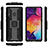 Samsung Galaxy A30用ハイブリットバンパーケース プラスチック アンド指輪 マグネット式 S04 サムスン 