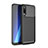 Samsung Galaxy A30S用シリコンケース ソフトタッチラバー ツイル カバー WL1 サムスン ブラック