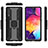 Samsung Galaxy A30S用ハイブリットバンパーケース プラスチック アンド指輪 マグネット式 KC3 サムスン 