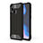 Samsung Galaxy A40用ハイブリットバンパーケース プラスチック 兼シリコーン カバー WL1 サムスン ブラック