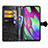 Samsung Galaxy A40用手帳型 レザーケース スタンド パターン カバー サムスン 