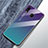 Samsung Galaxy A40用ハイブリットバンパーケース プラスチック 鏡面 虹 グラデーション 勾配色 カバー サムスン 