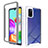 Samsung Galaxy A41用360度 フルカバー ハイブリットバンパーケース クリア透明 プラスチック カバー ZJ1 サムスン ホワイト