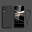 Samsung Galaxy A42 5G用360度 フルカバー極薄ソフトケース シリコンケース 耐衝撃 全面保護 バンパー S01 サムスン ブラック