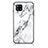 Samsung Galaxy A42 5G用ハイブリットバンパーケース プラスチック パターン 鏡面 カバー サムスン ホワイト