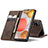 Samsung Galaxy A42 5G用手帳型 レザーケース スタンド カバー C01S サムスン 