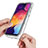 Samsung Galaxy A50用前面と背面 360度 フルカバー 極薄ソフトケース シリコンケース 耐衝撃 全面保護 バンパー 勾配色 透明 サムスン 