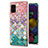 Samsung Galaxy A51 4G用シリコンケース ソフトタッチラバー バタフライ パターン カバー Y03B サムスン カラフル