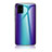 Samsung Galaxy A51 4G用ハイブリットバンパーケース プラスチック 鏡面 虹 グラデーション 勾配色 カバー LS2 サムスン ネイビー
